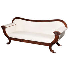 Antique Biedermeier Style Sofa