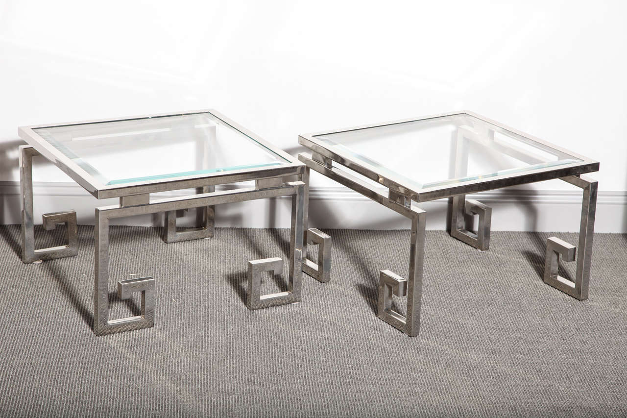 Modern Asian Inspired Side Tables For Sale