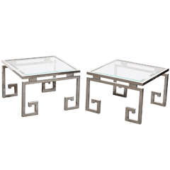 Vintage Asian Inspired Side Tables