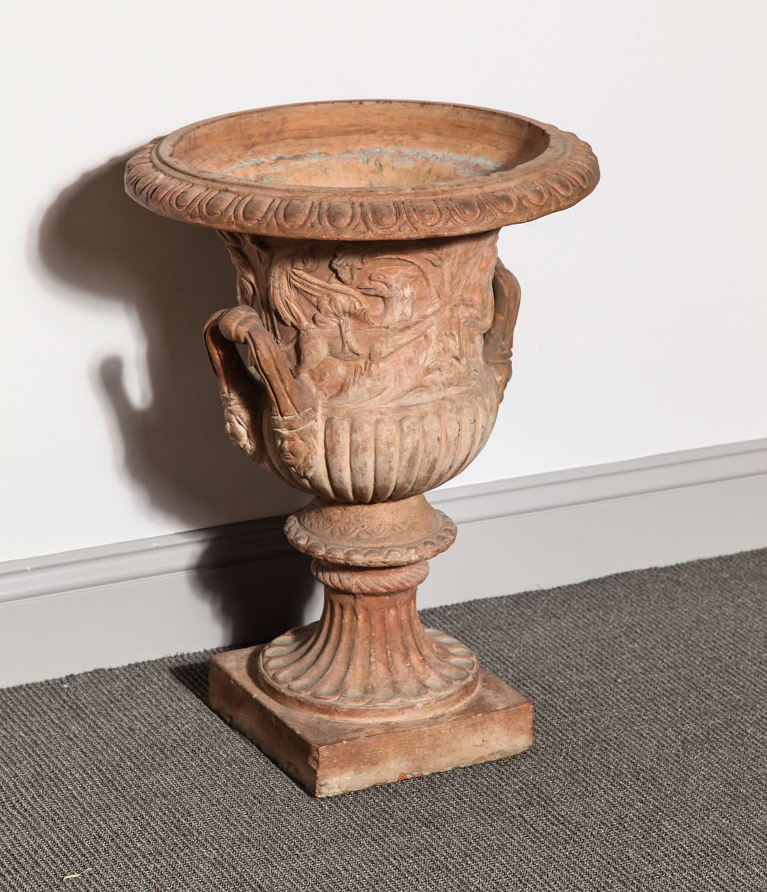French Pair of Terracotta Urns For Sale