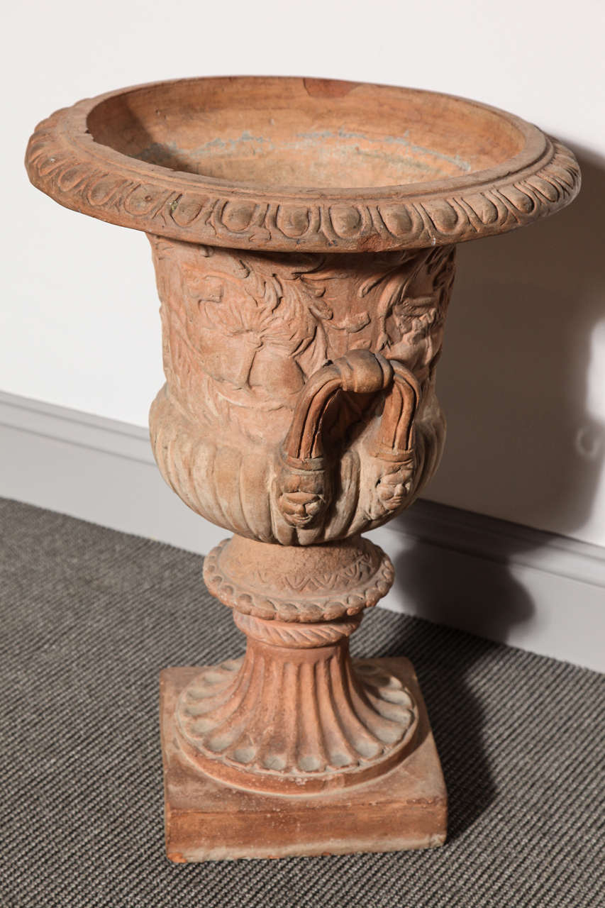 Pair of Terracotta Urns For Sale 2