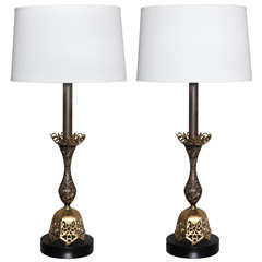 Pair of Moroccan Style Table Lamps
