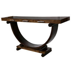 Art Deco Style Rosewood Console Table