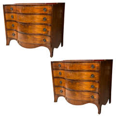 Vintage Pair of Mahogany Chests of Drawers by Beacon Hill