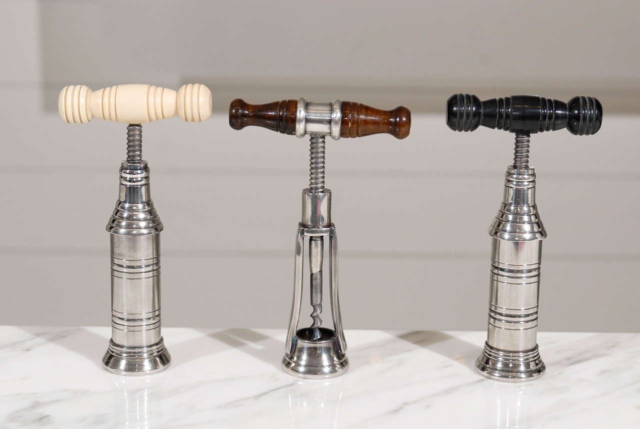 * Vintage style corkscrew
* Stainless steel base
* 3 finish options
* Priced and sold individually