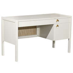 Beautiful Landstrom Modern Desk in Cream Lacquer