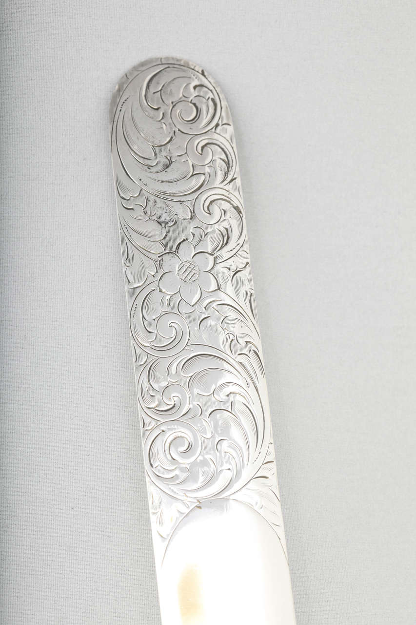 Victorian Sterling Silver Page Turner In Excellent Condition In New York, NY