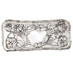 William Comyns Art Nouveau Sterling Silver Tray