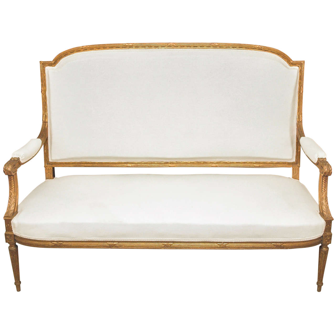 Late 19th C. French Louis XVI-Style Settee