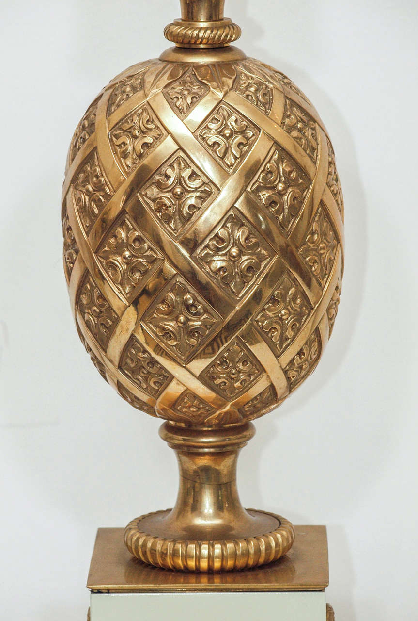 Ormolu SATURDAY SALE Pair Neo-Classical Gilt Bronze Table Lamps