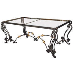 Ornate French Wrought Iron Table Base