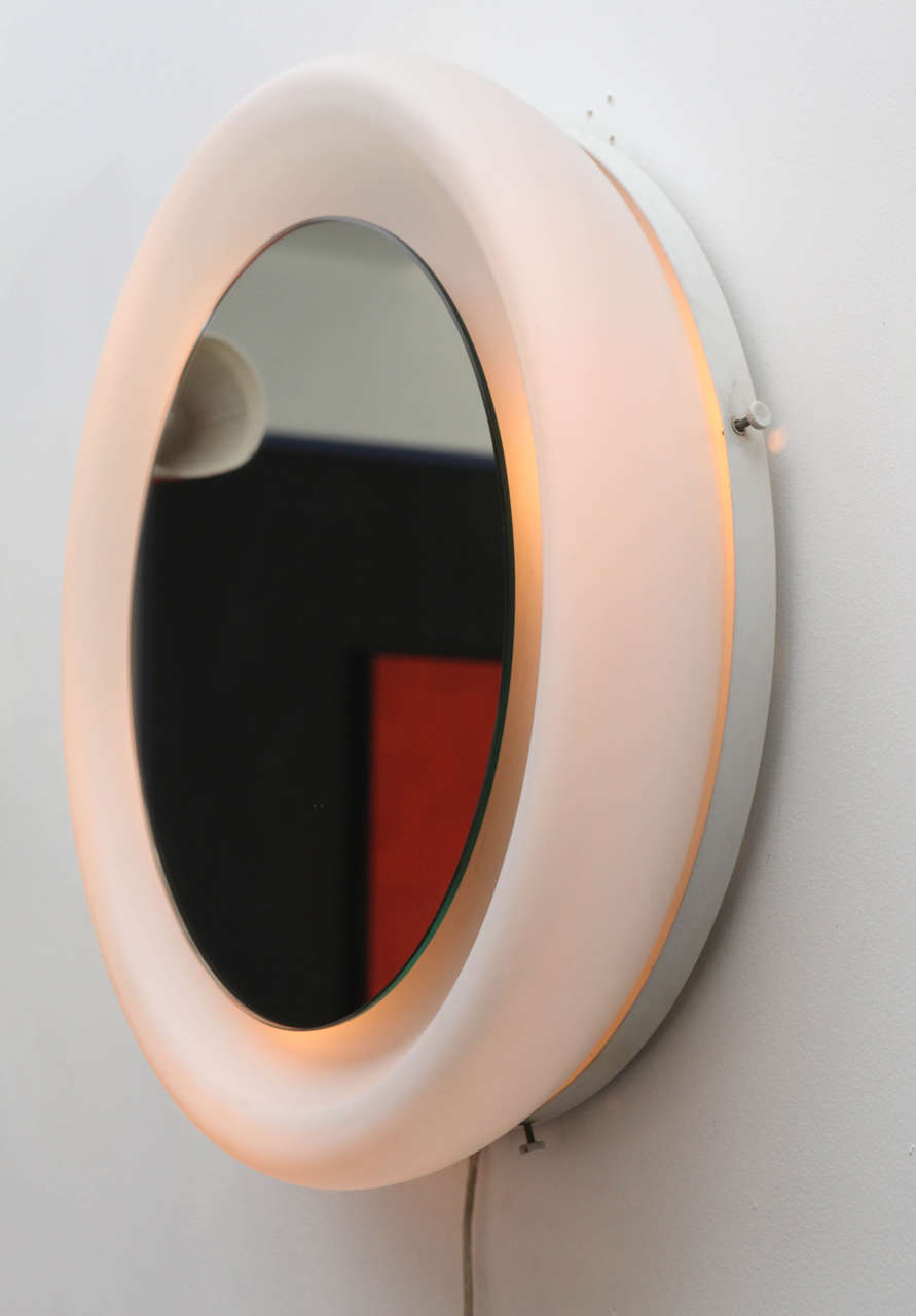 Mid-20th Century Fontana Arte 1950s Italian Mirror