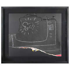 Original Keith Haring, "Untitled, " Subway - Radiant Baby