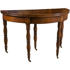 French Fold Over Dining and Games Table, circa 1870s 1