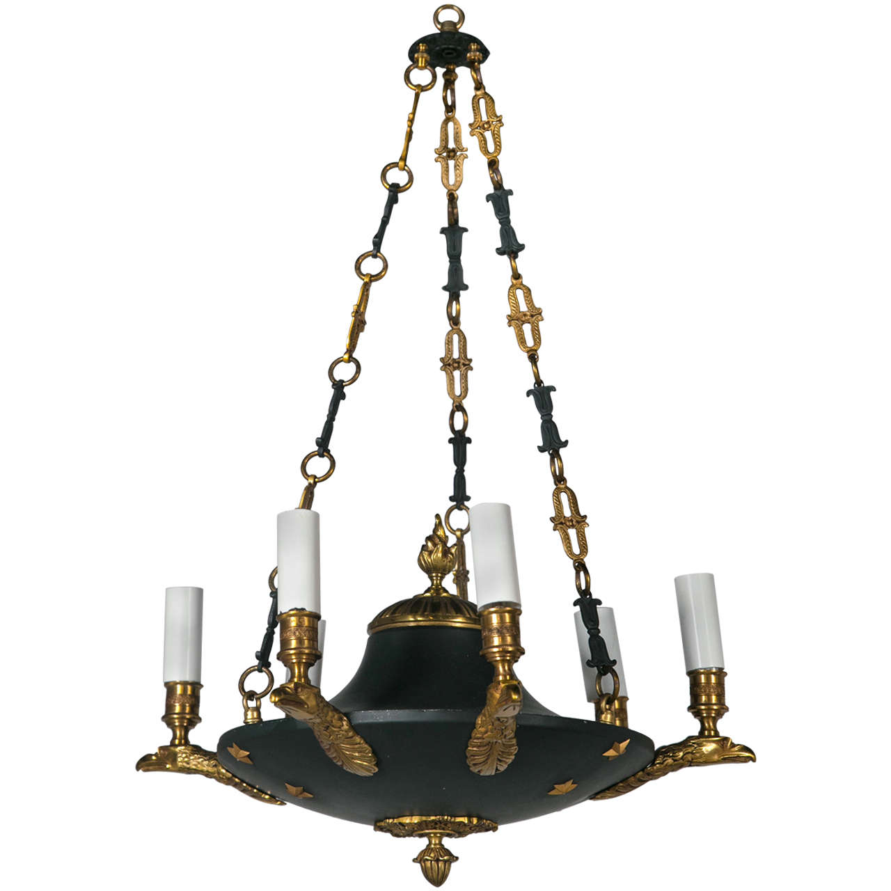 French Empire Chandelier, circa 1900  For Sale