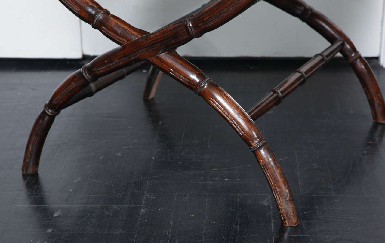 Midcentury Rosewood Sling Chair For Sale 1
