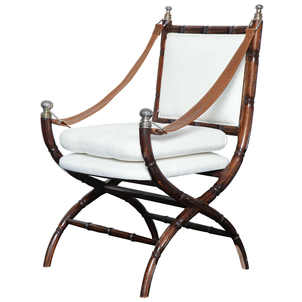 Midcentury Rosewood Sling Chair For Sale