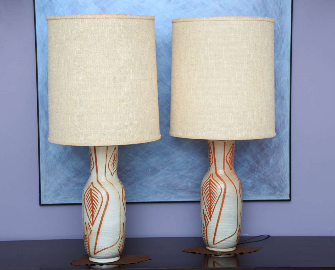 Pair of Design Technics Table Lamps