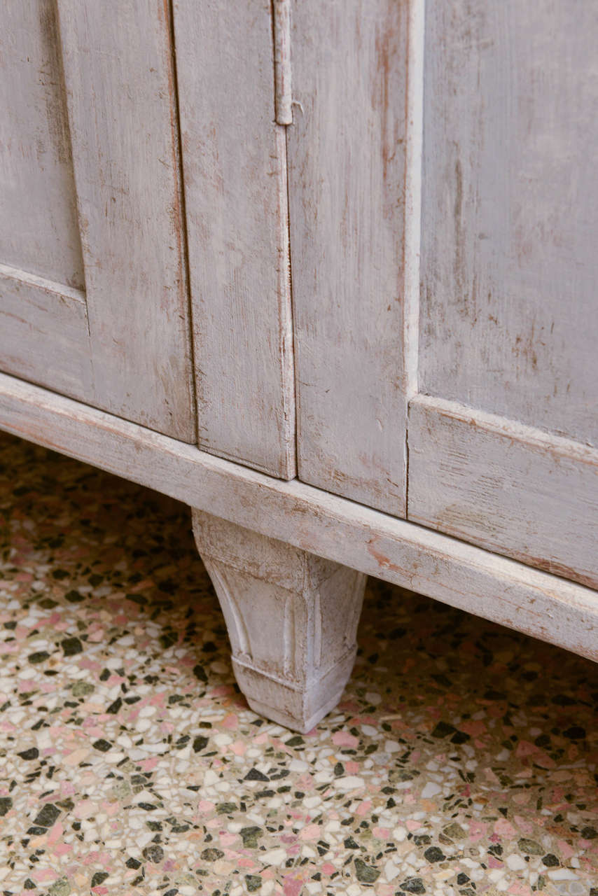 19th Century Antique Swedish, Gustavian Painted Sideboard 4