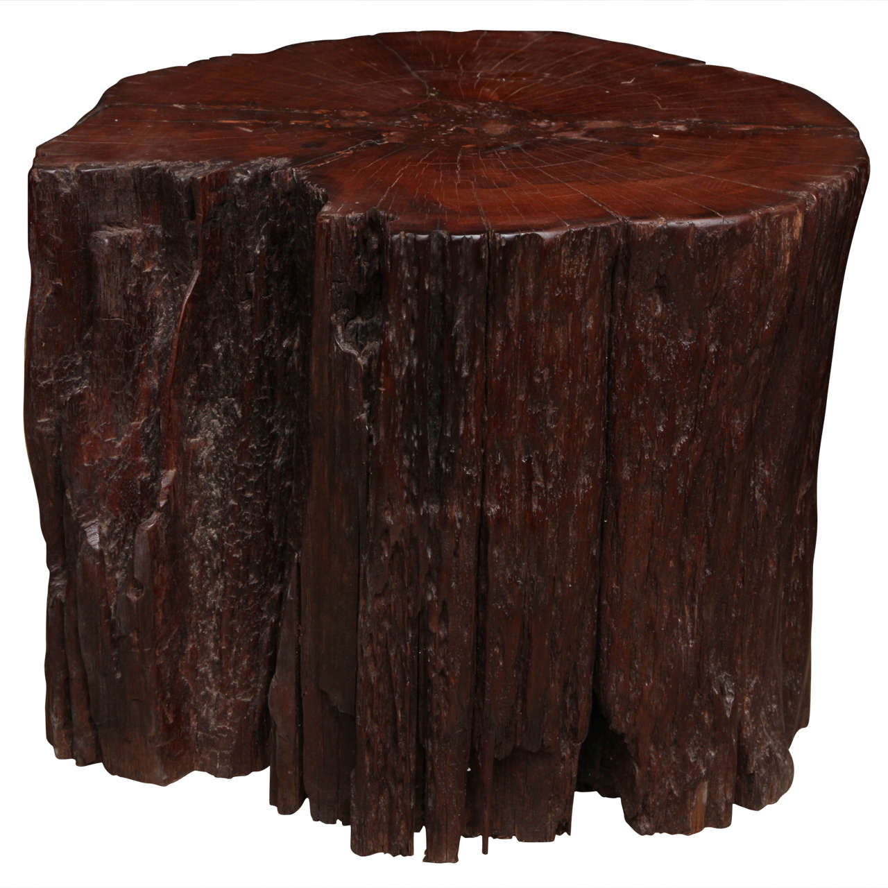 Low Teakwood Trunk Table