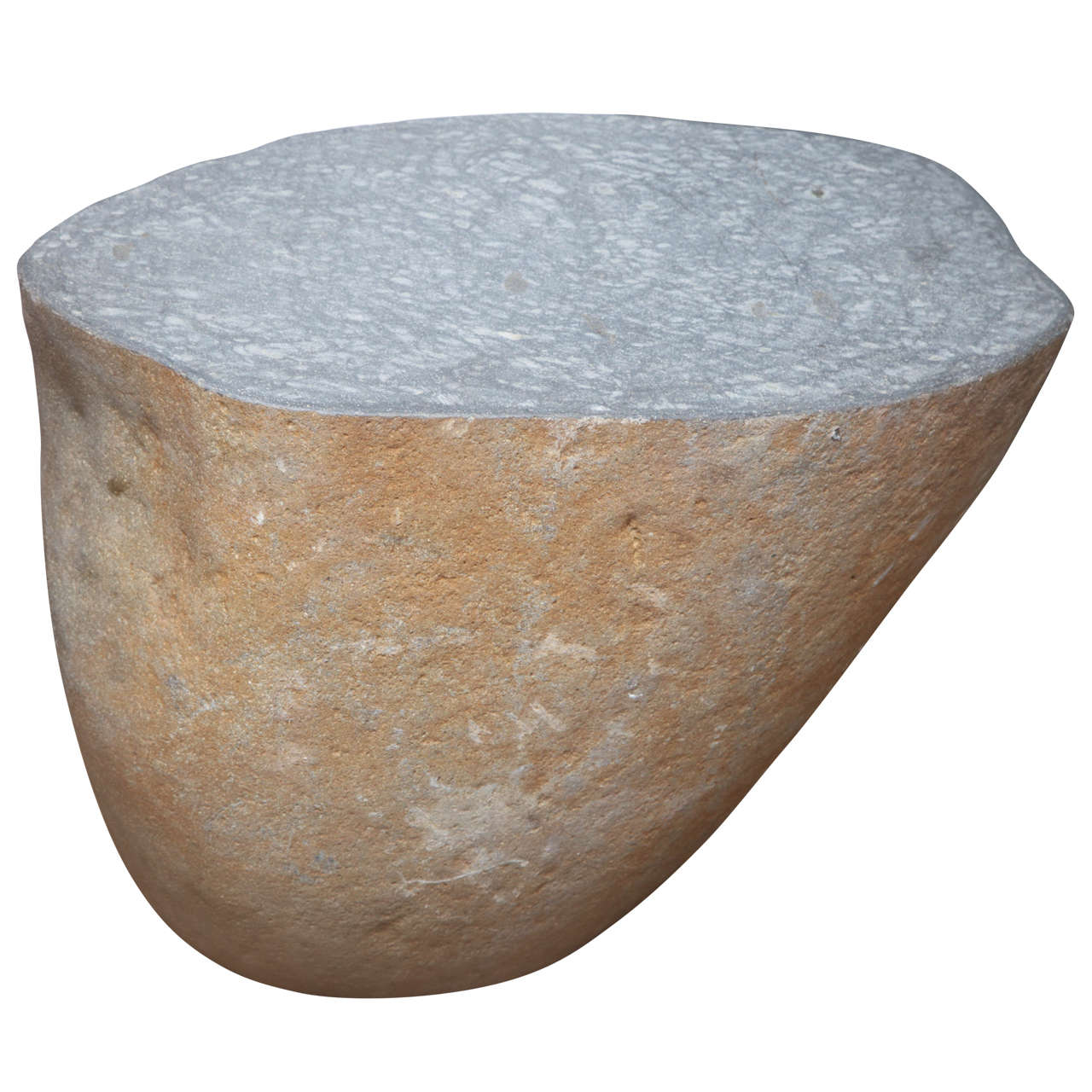 Stone Side Table at 1stdibs