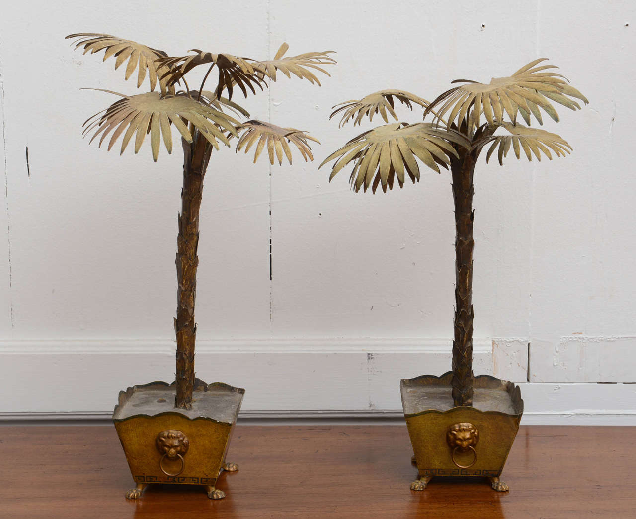 French Tole Palm Trees