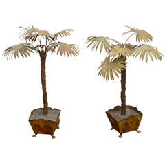 French Tole Palm Trees