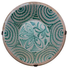 Antique Very Large Spanish Bowl