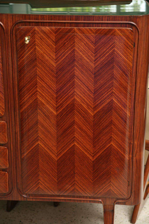 An Italian Modern Rosewood Bar Cabinet/Buffet, Dassi 5