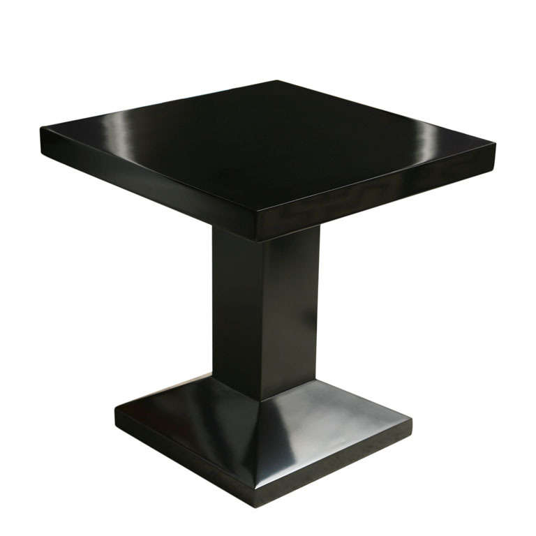 A Pierre Chareau Ebonised Table