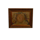 19th Century French Oil on Canvas Panel of Neoclassical Tableau