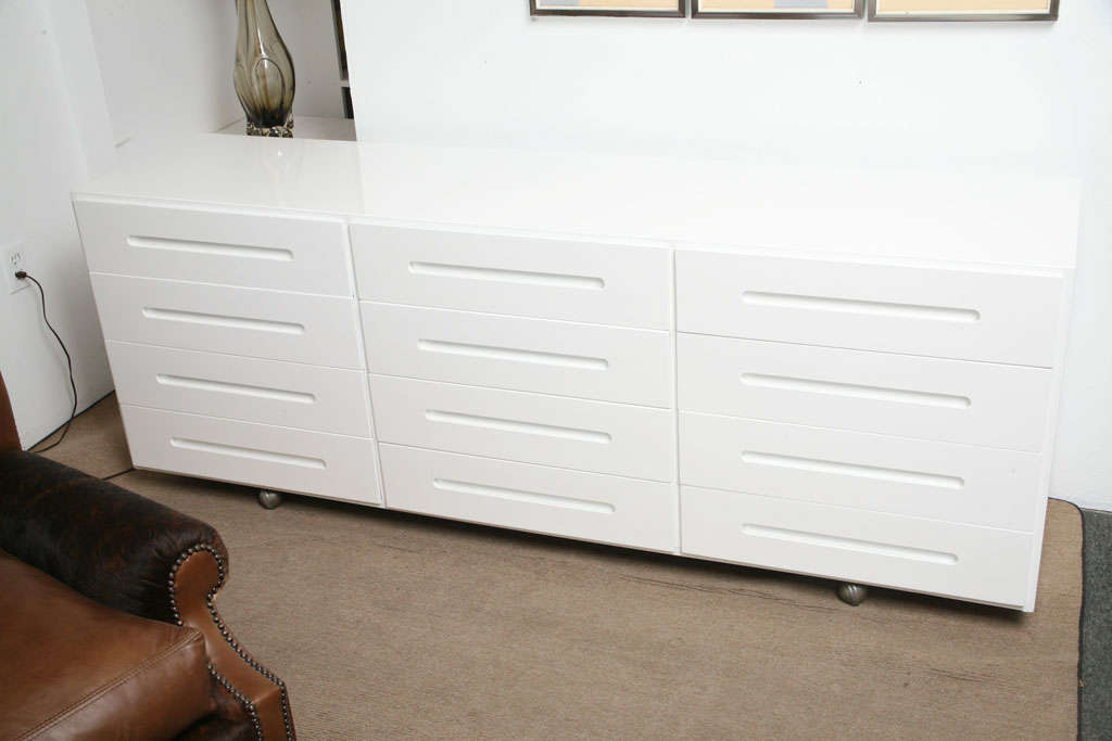 American Beautiful White Laquered Dresser
