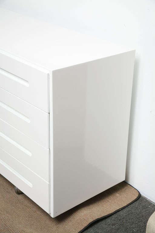 Beautiful White Laquered Dresser 3