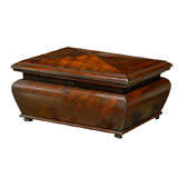 Antique Jumbo Rosewood Tea Box
