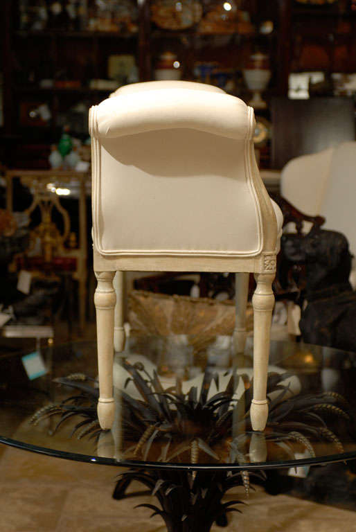 19th Century English George III Style Window Bench 5