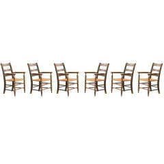 Late 19th Century Painted Ohio Chairs, Set Of (6)