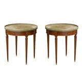 Pair of 19th/20th Century French Louis XVI Style Bouillotte Tables