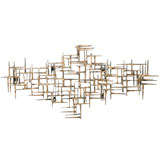 60's Nail Wall Sculpture