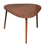 Fine Dux Teakwood and Brass Table