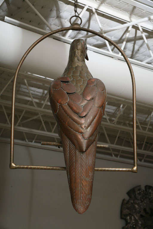Late 20th Century Large Roosting Dove by Sergio Bustamante