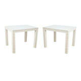 Chic Latice Parsons Design pair of Tables