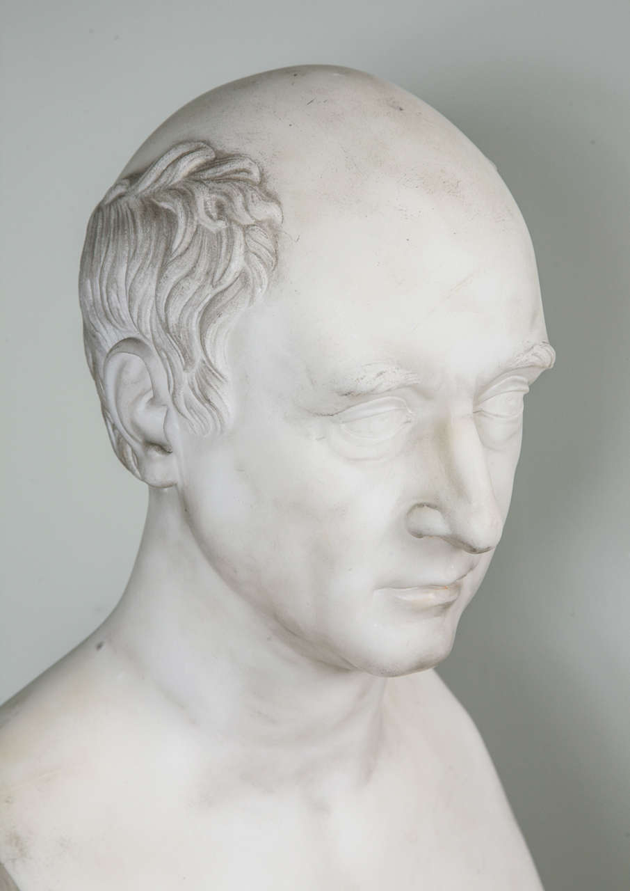 19th Century Marble Bust by William Theed the Younger For Sale