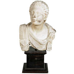 Marble Bust of a Young Roman