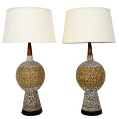 Raymor Ceramic Table Lamps