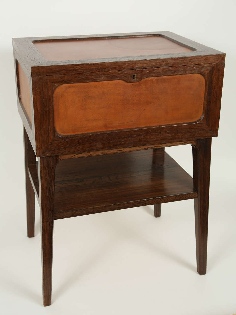 Large Bog Oak Box on a Stand