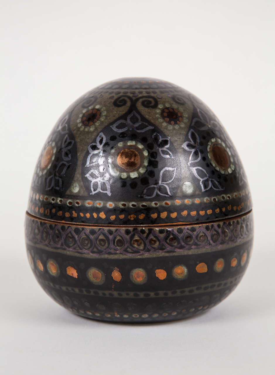 Studio Ceramic Container by Hilkka-Liisa Ahola for Arabia, Finland