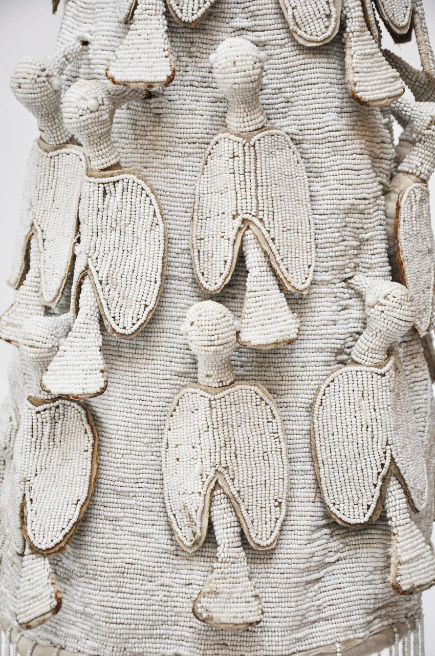 Nigerian Tribal Beaded Headdress 2