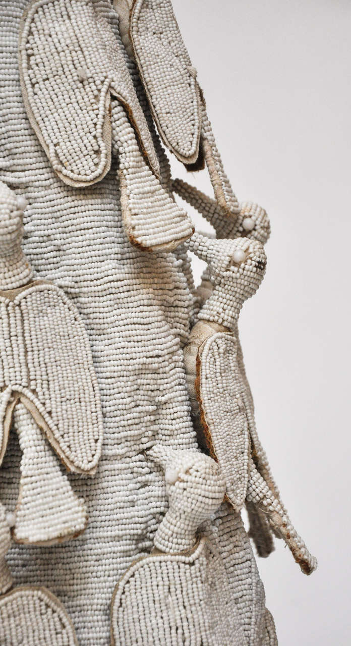 Nigerian Tribal Beaded Headdress 3