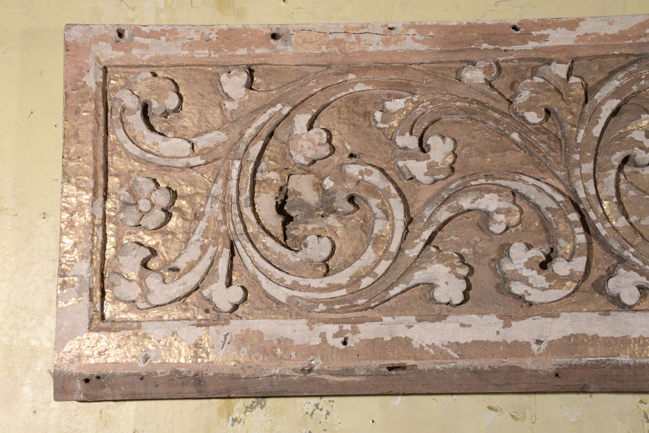 17th Century Pair Carved Portuguese Panels 4