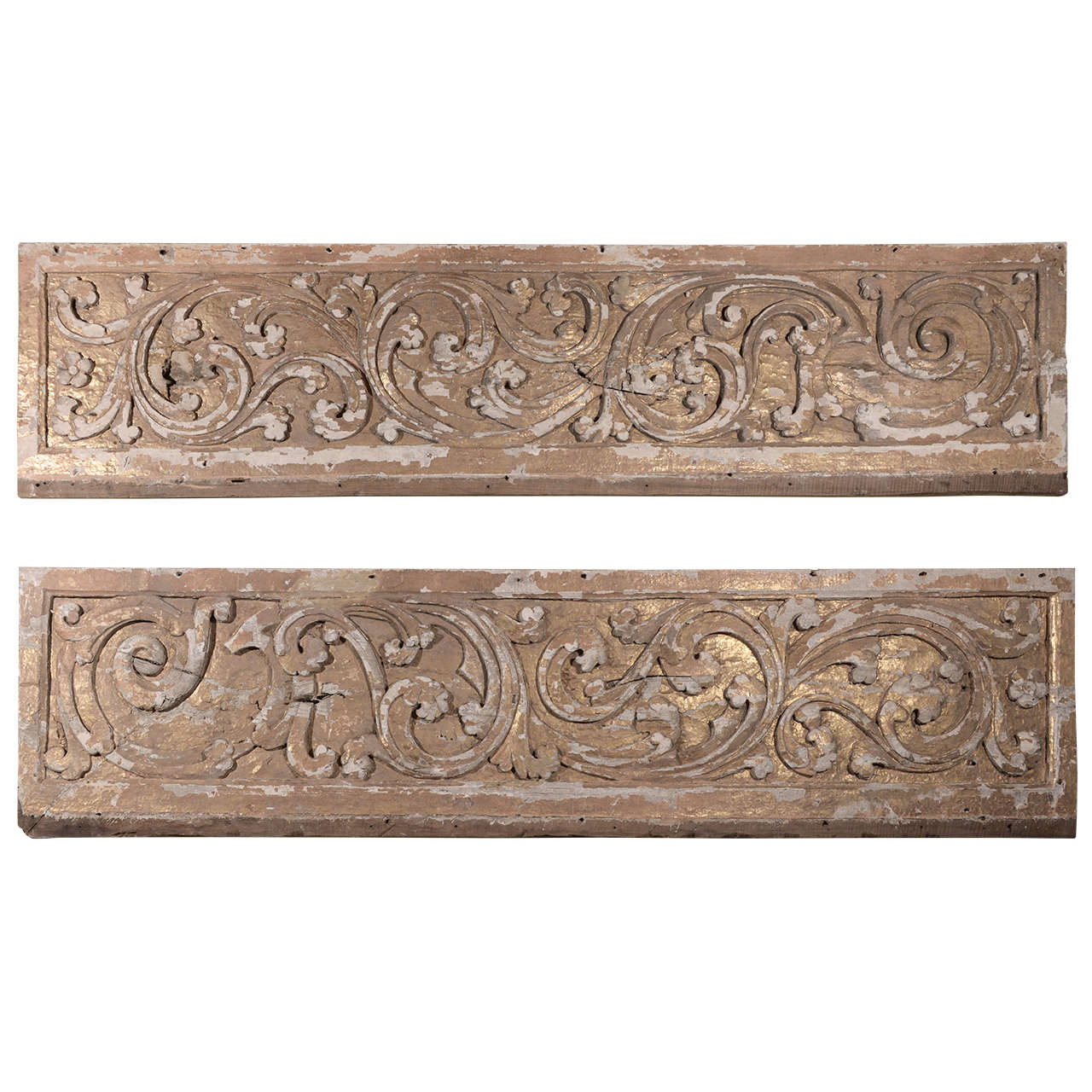 17th Century Pair Carved Portuguese Panels